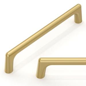 Talentedeco 10 Pack Brushed Gold Cabinet Pulls 5 Inch(128mm) Kitchen Cabinet Handles Cabinet Hardware for Drawer Pulls