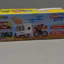 JOYIN 3 Pack Monster Truck Toy - Motion Activated Light Up Cars for Toddlers - Monster Glow Rover LED Wheels - Baby Boy Toys - Press and Go Dinosaur Trucks for Kids Valentines Day Boy Birthday Gifts