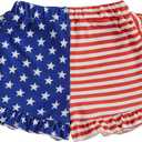 Toddler Baby Boy Girl Shorts Summer Casual Elastic Waist Striped Shorts Pants Boxer Bottoms (Blue)