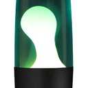 Magma Liquid Motion Lamp with Black Base for Adults Blue Lamps with White Wax for Kids Mood Lamps Perfect Presents for Christmas Thanksgiving Day NightLight with 25W Bulb (13")