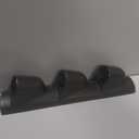Universal Black 2" 52mm Triple 3 Hole Pillar Gauge Pod Holder