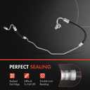 A-Premium Power Steering Pressure Hose Line Assembly Compatible with Toyota 4Runner 1996-1997, 3.4L, with Washer, Pump To Gear/Rack Pinion