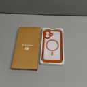 Miracase for iPhone 17 Case 6.3'', Full-Body Military Grade Drop Protection Outdoor Phone case with Built-in Glass Screen &Camera Control,Easy Installation,No Gap,Compatible with MagSafe, Orange