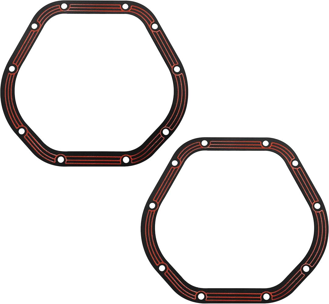 LLR-D044 Differential Cover Gasket Replacement for Dana 44 Axles Drivetrain Sealing - 2PCS