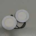 12V DC 1.5W Range Hood Lights with SM Socket Male Head Round 68mm 6500K Plastic, Hole Closet Stove LED Light Recessed, Bright White Kitchen Range Hood Light Bulbs Replacement, 2 Pack