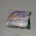 Fida Durable Slip Lead Dog Leash, 6 FT x 3/8" Heavy Duty Comfortable Strong Rope Slip Lead for Small Dogs and Puppies, No Pull Pet Training Leash with Highly Reflective(3/8", Purple)