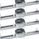 Therwen 4 Pieces Adjustable Fan Electrical Box Brace for Ceiling Fans and Light Fixtures Ceiling Fan Mounting Bracket, 14.2 Inches in Length