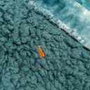 Electric Heated Blanket Throw 50''x60''Size Faux Fur Heating Blanket 10 Heating Settings, 1-8h Timer & Overheat Protection, Machine Washable, Soft Flannel and Sherpa Full Body Warmth (Lake Blue)