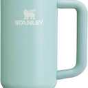 Stanley Quencher H2.0 Tumbler with Handle and Straw 30 Ounces | Flowstate 3-Position Lid | Cup Holder Compatible for Travel | Insulated Stainless Steel Cup | BPA-Free | Seafoam