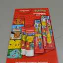Colgate Kids Pokemon Toothbrush and Kids Toothpaste Gift Set, Includes Pokemon-Themed Battery Toothbrush, 2 Bubblegum Flavored Fluoride Toothpastes, and 2 Manual Toothbrushes