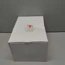 Trifold Makeup Mirror with Lights and Magnification 3X, 5X, 10X, Clear Cosmetic Storage Organizer, 3 Way Lighted Vanity Mirror, 3 Color Changing Dimming Touch Tabletop Mirror