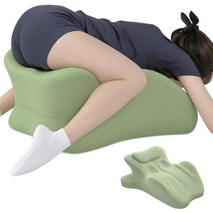 Multifunctional Pillow, Featuring Breathable Memory Foam Waist Support, Large Size with high Resilience, Provides Comprehensive Support (Green)