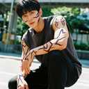 2 x 3 Sheets Purple Temporary Tattoos, Waterproof Cosplay Tattoos Stickers Cosplay Costume Accessories for Halloween Cosplay Party