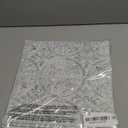 RoomMates TIL4623FLT StickTiles White Tin Peel and Stick Tile Backsplash, 10.5 inch x 10.5 inch, 4 Count (Pack of 1) (White, Off White, Rustic White)