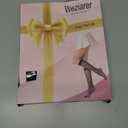 Weziarer 12 Pairs Knee High Stockings for Women,20D Nylon Sheer Stocking Socks with Reinforced Toe (Black)
