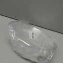 R-kay 6 Pack Angled Candy Bowls - Clear Plastic bowls 20 Oz - Premium Plastic Serving Bowls Disposable Heavy Duty For Weddings Catering, parties, And All Occasions (Clear, Medium)