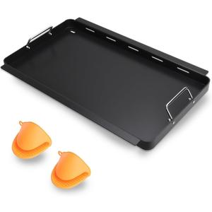 Griddle Insert for Charbroil Commercial Infrared Gas Grill 3 Burner, Flat Griddle for Char-broil 466242515 466242615 463367516 463243016 Grills Plate, G466-0025-W1A Grates Replacement Parts