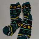 Nucinzua St Patricks day Socks Gifts for Men,Easter Basket Stuffers,Fathers Socks Gifts For Dad Son,Teens Boys Hunting Gifts (Large, Clover)