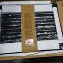 Rush Creek Creations Rod Holders for Garage Fishing Pole Rack Holds up to 12 Rods and Reel Combos - Mobile Garage or Shed Organizer car Fishing Gear Storage