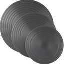 QTLCOHD 3 Pcs Heat Diffuser Plate Set (8", 9", 11"), 4mm Thick Heavy Duty Aluminum Heat Diffusers with Lifter for Gas Stove Glass & Induction Cooktops