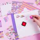 Hello Kitty All-in-One DIY , Design Your Own Scrapbook with Over 250 Essentials, Great Hello Kitty Toys for Weekend Activity, Photo & Keepsake Album for Kids Ages 5, 6, 7, 8, 9, Small, Multicolor
