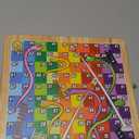 12 Inches Ludo Board Game + Snakes&Ladders, 2 in 1, Classic Board Game for Adults and Kids, Including 1 Game Board, 2 Dice, 16 Game Pieces, Rules and Carrying Bag.