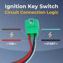 M MATI Ignition Key Switch for Polaris RZR 170 2015-2021 0455031