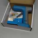 Tilswall 100W Cordless Hot Glue GunCompatible with Dewalt 18V/20V Battery(Battery Not Included), Full Size Glue Gun 90s Fast Preheating with 10PCS 0.43'' Glue Sticks for DIY Crafting and Home Repair (Blue)