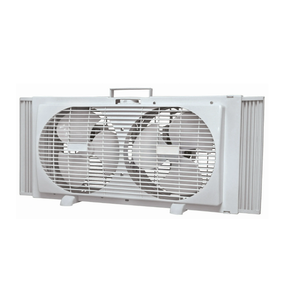 Cool Works 9 Inch Mech Window Fan White
