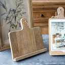 Wooden Horizontal Cook Book Holder