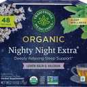 Traditional Medicinals Organic Nighty Night Extra Tea With Valerian Root for Relaxation, 48 Tea Bags (EXP 01/01/27)