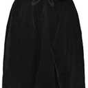 Kids Halloween Christmas Costumes Cape Velvet Hooded Cosplay Party Cloak Devil Witch Wizard Robe (Black)