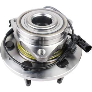 MACEL 515096 Front Wheel Hub Bearing Assembly Compatible with Chevy Tahoe, Silverado 1500, Suburban 1500, Avalanche, Cadillac Escalade ESV EXT, GMC Yukon Sierra 1500, XL 1500, 6 Lugs W/ABS