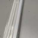 LazBlinds No Tools No Drill 1" Vinyl Mini Blinds, Cordless Blinds for Windows, Light Filtering Horizontal Window Blinds & Shades, 48" W x 64" H, White