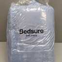 Bedsur Fleece Blankets Queen Size for Bed - GentleSoft Warm, Cozy, Soft & Thick Blanket for Winter, Heavy 500Gsm Anti-Static Design, Ideal for Couch & Sofa, Ashley Blue, 90x90 Inch