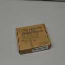 Juhefa Grow Light for Indoor Plants Growing, 4000K Full Spectrum Halo Plant Lamp for Seedlings Succulents Small Mini Plants, 3 Colors Spectrum Changeable & Auto On Off Timer 4/8/12/18Hrs (2 Pack)