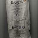 BCBG Women's Long Sleeve Collared A-Line Mini Dress with Tie Belt (White, M)