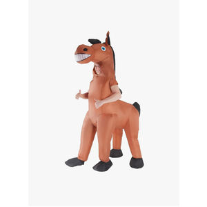 Morph Giant Inflatable Horse Costume, Blow Up Horse Costume Adult, Horse Costume Inflatable, Kentucky Derby Costume for Men Brown