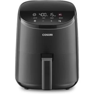 Cosori Lite 2.1 Qt Small Air Fryer, Max 400°F, 4-in-1, 97% less oil, Gray