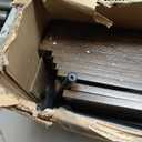 HOOBRO Corner Bookshelf, 6-Tier L-Shaped Bookcase, Industrial Open Display Shelf Tall Storage Organizer, Vertical Storage Rack, for Living Room, Home Office, Rustic Brown and Black