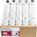 2-1/4" (57mm) 2.25" Inches X 165' Feet (50 Rolls) 856445 PCR-T273 PCR-T280 XEA407 XEA207 Cash Register Thermal Paper BPA Free from BuyRegisterRolls.
