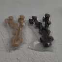 2 Pack Dog Chew Toys for Aggressive Chewers,Boredom and Stimulating Best Dog Toys for Medium/Large Breed,Tough Almost Indestructible Dog Bones for Teeth Cleaning and Training