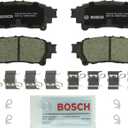 BOSCH BC1391 QuietCast Premium Ceramic Disc Brake Pad Set - Compatible with Select Lexus GS200t, GS350, GS450h, IS300, IS350, RC350, RX350, RX450h; Toyota Highlander, Prius, Sienna + More; REAR