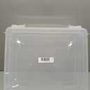 IRIS USA Scrapbook Case |Made in USA| Fits 12"x12" - Thick (1-Pack) - Clear