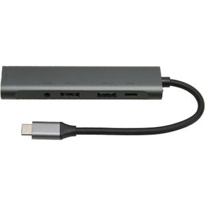 USB Hub Multiport Adapter, USB C Hub Multifunctional 5 in 1 5Gbps for Office for Entertainment