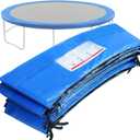 12FT Trampoline Safety Pad Replacement, Round Trampoline Spring Protection Cover, Fits 12ft Frames, Water-Resistant Trampoline Accessories (Blue)