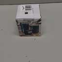 Food Storage Canister, Ceramic Kitchen Canisters with Airtight Seal Bamboo Lid, Food Storage Jar for Tea, Coffee Bean, Spice, Sugar 260ml/ 800ml/ 1000ml (260ml-8.2 x 8.3cm) (Black)