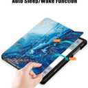 Gylint Folio Case for Samsung Tab A11 2025 & Tab A9 2023 8.7 Inch Sea Wave