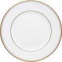 13" White Beaded Charger Plates with Gold Rim,Set of 6 Round Chargers for Dinner Plates,Decorative Plastic Chargers for Wedding, Party & Easter Table Decor