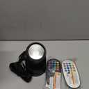 6W RGBW Up Lights Indoor Christmas Spotlight Indoor LED Color Changing Uplighting Indoor with Remote 120V Spot Lights Indoor Plug in Floor Spotlight Indoor for Plant Picture Party, 4 Pack